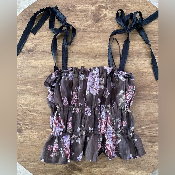 Brock Collection x H&M Lyocell-Blend Top Size Medium - Picture 5 of 8